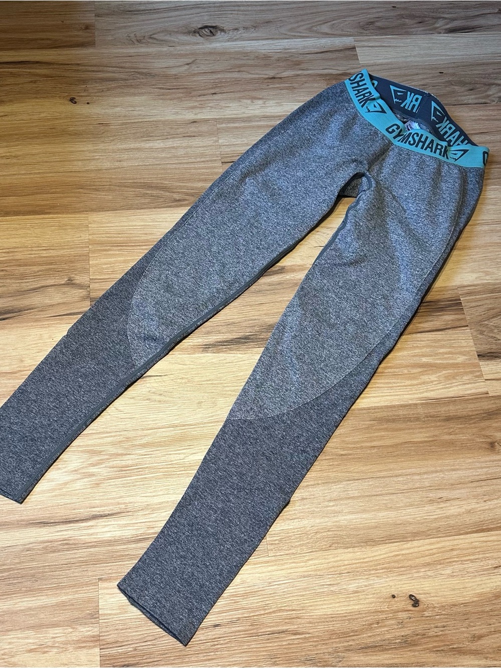 Gymshark Gray Leggings Stretchy Athletic Bottoms